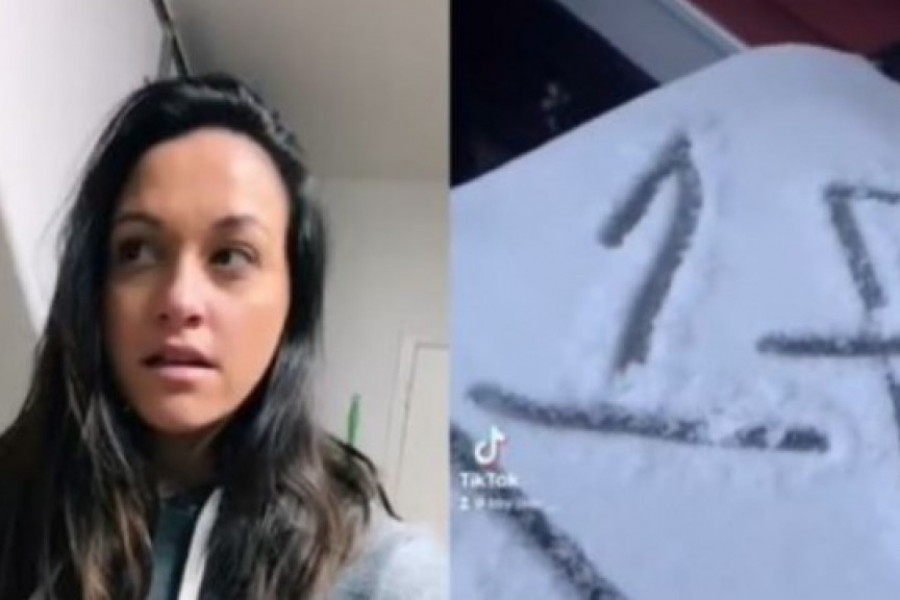 Ugledala je čudnu poruku na snegu, a onda se skamenila kada je shvatila šta ova slova znače - ONA JE SLEDEĆA META!