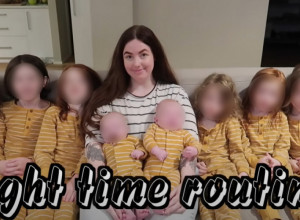 Ima 27 godina i OSMORO dece: Pripreme za odlazak u krevet počinju malo pre 17 časova, njihov VIDEO je zapalio internet!