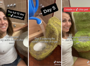 Šta se dešava u njenoj GLAVI? Zasadila je ČIJA semenke na WC šolji, ljudi su u neverici šta vide (VIDEO)