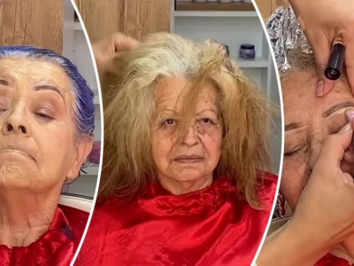Šminka čini ČUDA: Neverovatna transformacija 77-godišnje neveste (VIDEO)