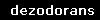 dezodorans