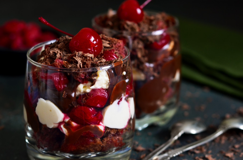 Švarcvald torta u čaši, predivan desert za svaku priliku