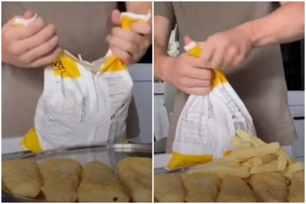 Kada je FILIP okačio video o FORICI sa zamrznutim pomfritom korisnici društvenih mreža UHVATILI su se za GLAVU: "Kako to da nikada nisam pomislila na ovo"