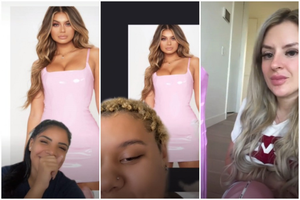 Očekuju ono sa slike, a dobiju nešto sasvim drugačije: Zbog ove PINK haljine stvorio se novi TREND "ismevanja", ovo baš nisu očekivale!