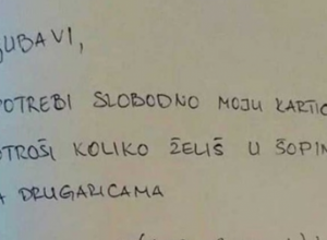 "Ljubavi, upotrebi slobodno moju karticu..." Ovaj Srbin ostavio je poruku svojoj supruzi da TROŠI NJEGOVE PARE, ali se ovome nije nadala!