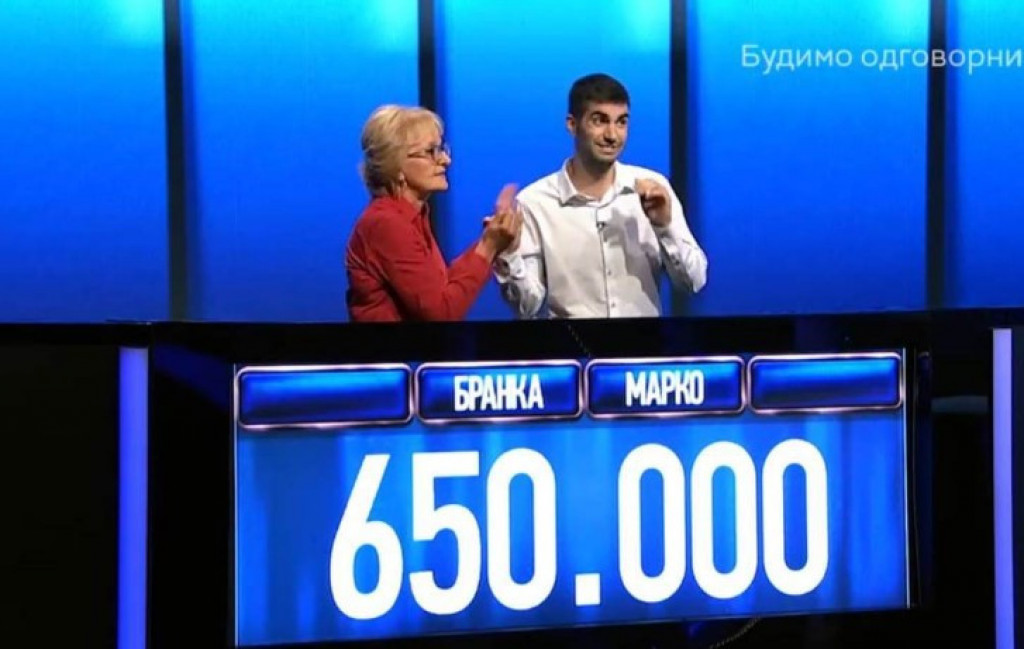 Osvojili su 650.000 dinara: Zbog ovog momka BRANKA je bila najsrećnija Beograđanka sinoć, ali bez nje ne bi uspeli!
