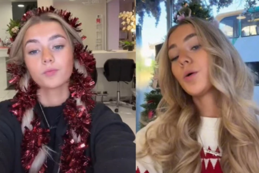 FRIZURA sa TIK TOKA koja je jednostavno FANTASTIČNA: Sve što vam treba jeste jedan UKRAS SA JELKE i eto SAVRŠENIH LOKNI! (VIDEO)