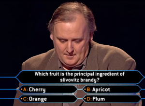 Zamislite da ste BRITANAC i da dobijete pitanje o SRPSKOJ šljivovici: Koga biste pozvali u pomoć, ako znate da odgovor vredi 125.000 funti