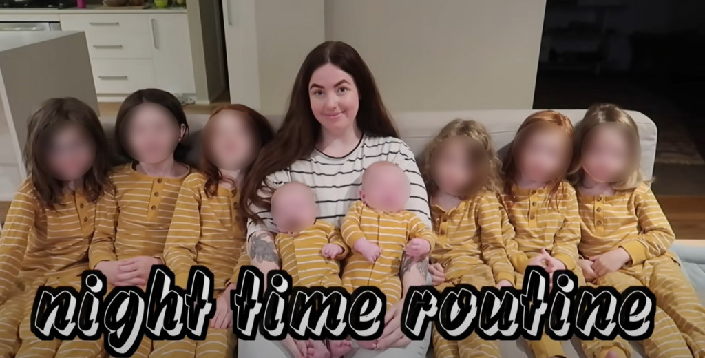 Ima 27 godina i OSMORO dece: Pripreme za odlazak u krevet počinju malo pre 17 časova, njihov VIDEO je zapalio internet!