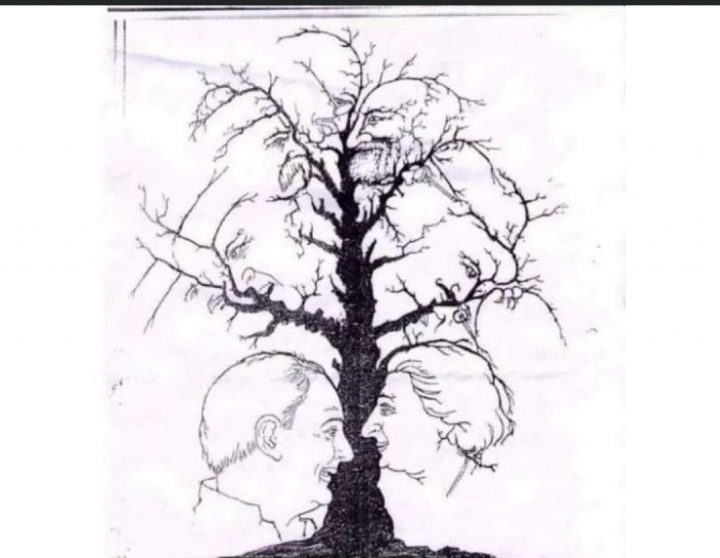 Koliko LICA vidite na ovoj ilustraciji? Samo mali broj LJUDI može sve da uoči, ali ako zapazite samo ČETIRI u velikom ste PROBLEMU
