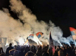 TRI SU BOJE, SVETE BOJE: Podgorica večeras na visini zadatka - veličanstvene slike iz prestonice (VIDEO)