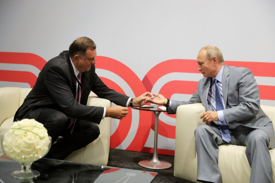 Poznato o čemu će razgovarati Dodik i Putin