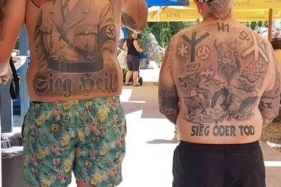 I TO SMO DOČEKALI: Hrvati prijavili policiji dvojicu turista SA ISTETOVIRANIM NACISTIČKIM SIMBOLIMA