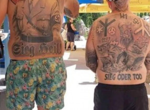 I TO SMO DOČEKALI: Hrvati prijavili policiji dvojicu turista SA ISTETOVIRANIM NACISTIČKIM SIMBOLIMA
