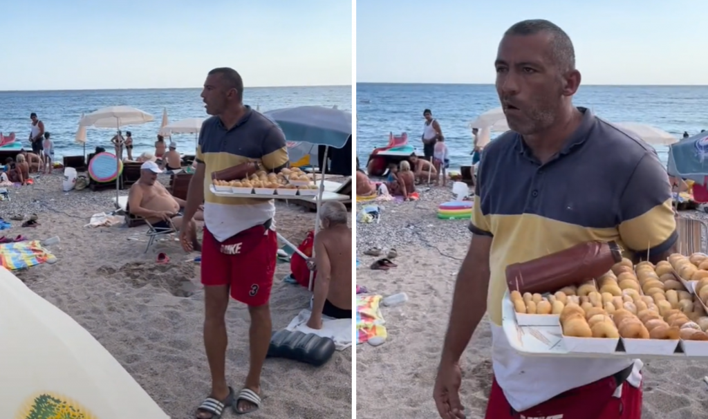 Ako ti je para ŽAO, što si ti na more DOŠAO? Prodavac KROFNICA u Crnoj Gori postao HIT na internetu, ceo Balkan priča o njegovom nastupu (VIDEO)