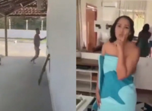 Ljubavnik bez trunke ODEĆE beži preko TRAVNJAKA: Muž zatekao ŽENU na delu i sve SNIMIO