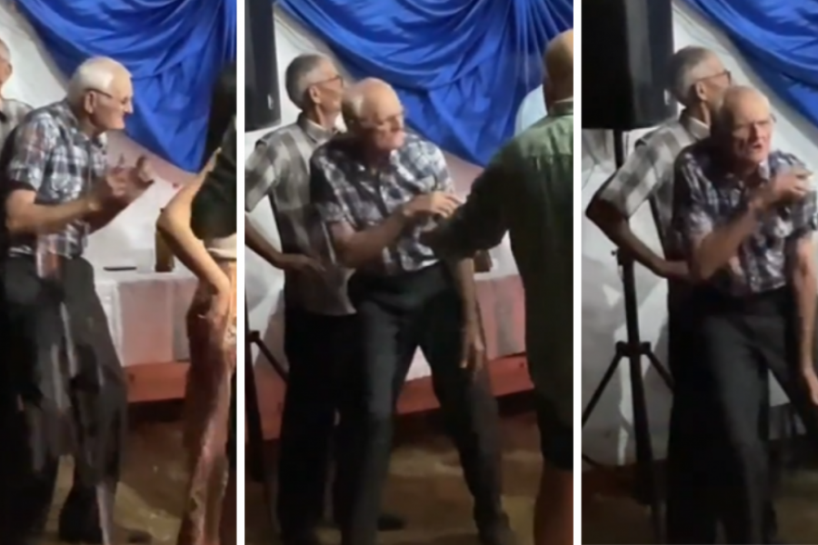 Deka ZAPALIO društvene mreže: Evo kako je đuskao LUDI LETNJI PLES uz Breninu pesmu na veselju, NIKO ne može da ponovi njegove pokrete