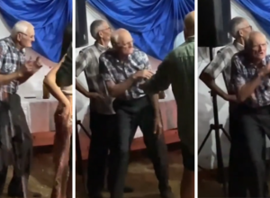 Deka ZAPALIO društvene mreže: Evo kako je đuskao LUDI LETNJI PLES uz Breninu pesmu na veselju, NIKO ne može da ponovi njegove pokrete