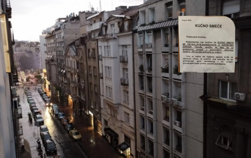 Izbio RAT u ZGRADI u Beogradu zbog SMEĆA: Prepucavanja su krenula na OGLASNOJ TABLI, a jedan DOPISANI komentar izazvao je najviše REAKCIJA