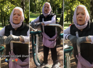 Na pitanje "da li se seća svoje prve ljubavi", baka (95) je odgovorom oduševila Srbiju