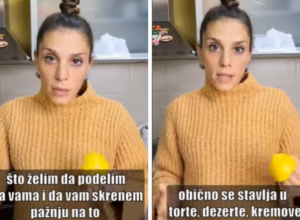 Da li ste ikad čitali deklaraciju citrusa? Nastasja otkrila da li KORA LIMUNA sme da se jede ili stavlja u neki napitak!