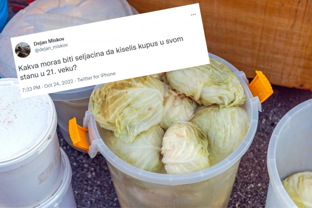 Kakva moraš biti SELJAČINA da kiseliš kupus u svom stanu?