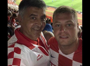 NENAD PERIŠ PRED UTAKMICU ARGENTINA HRVATSKA napisao 2 reči od kojih SUZE SAME KREĆU
