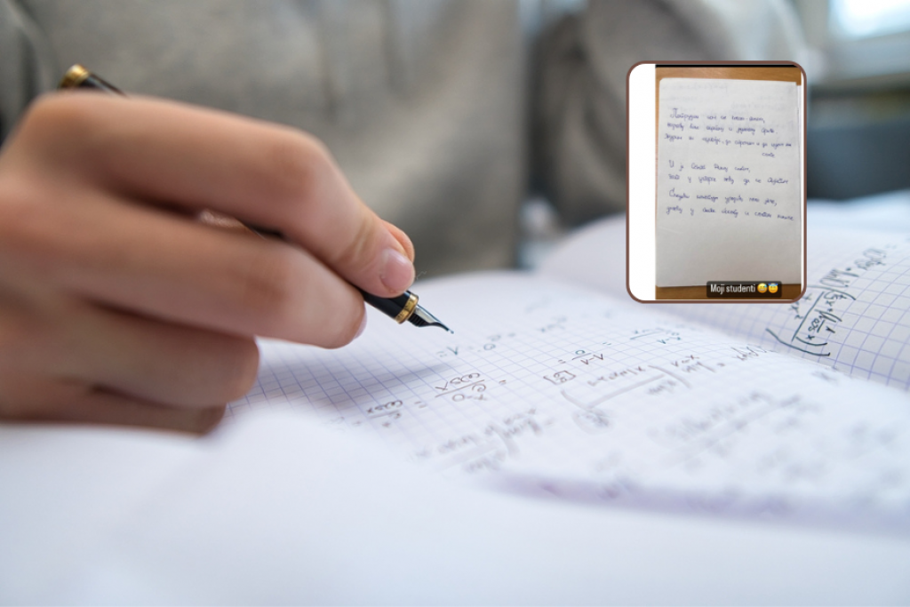 Ko bi imao srca da je ne pusti da POLOŽI? Studentkinja matematike iz Beograda nas je slatko nasmejala, a svom profesoru ostavila VAŽNU poruku