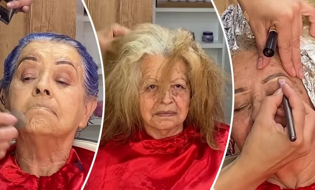 Šminka čini ČUDA: Neverovatna transformacija 77-godišnje neveste (VIDEO)