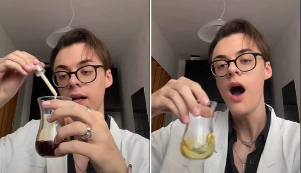 Student medicine Andreja pokazao super trik: Evo kako sami da proverite da li vaš serum za lice sadrži VITAMIN C