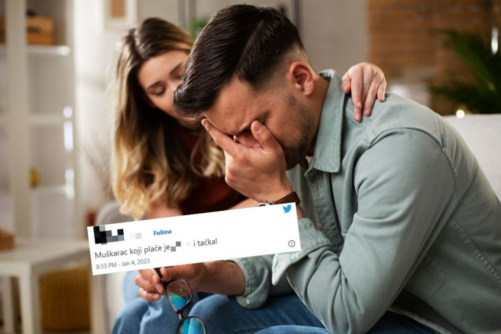 "Muškarac koji plače je....": Muškarci i žene u Srbiji otkrili šta misle o frajerima koji puste SUZU, odgovori su nas ZGRANULI
