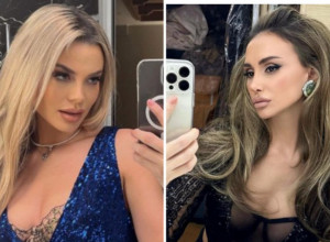 Emina Jahović i Milica Pavlović u ISTOM odelu: Leopard print obema DRUGAČIJE pristaje, jedna je ZAVODLJIVA mačka, a druga elegantna dama