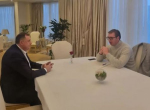 Vučić informisao Dodika o briselskom dijalogu