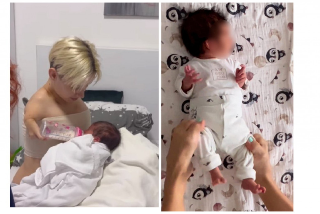 "Srbija ti se do poda klanja, LAVICE": Dejana Bačko STOPALIMA oblači ćerkicu, postala je MAMA sa krilima