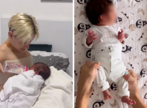 "Srbija ti se do poda klanja, LAVICE": Dejana Bačko STOPALIMA oblači ćerkicu, postala je MAMA sa krilima