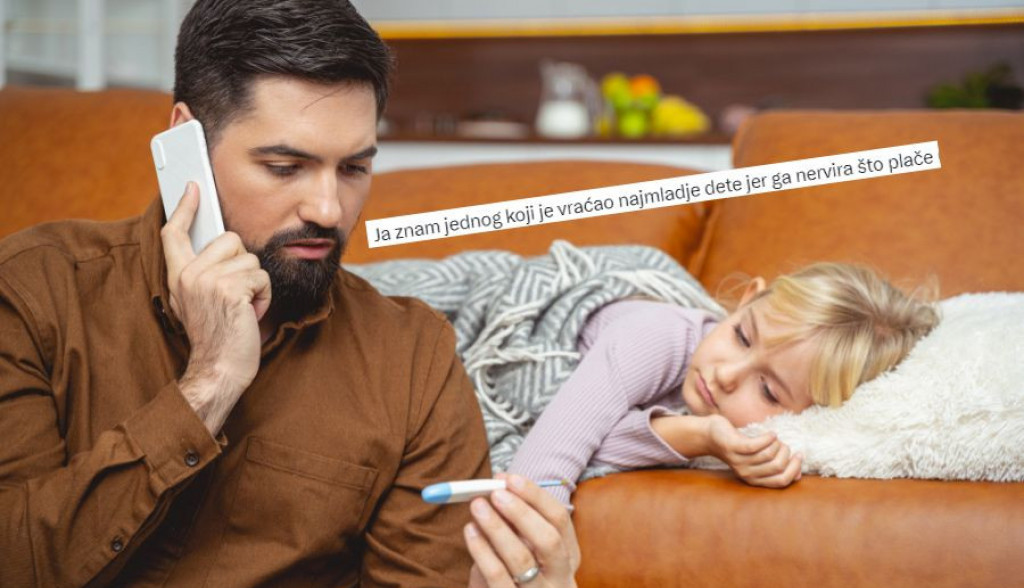 "Bivši muž mi vraća dete s vikenda jer se RAZBOLELO": Pitamo se je li moguće da pojedinim TATAMA treba uputstvo za upotrebu rođenog deteta?