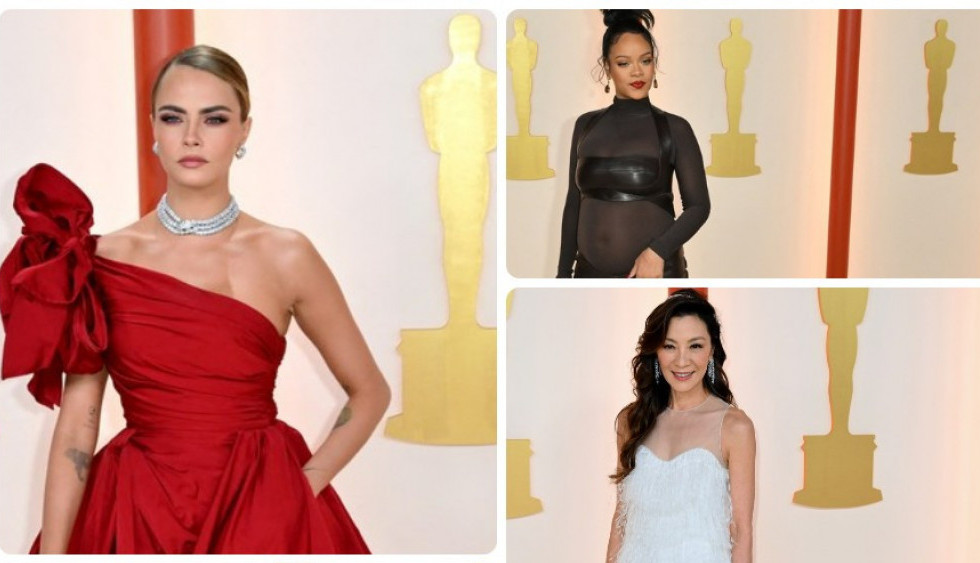 Najlepše haljine Oskara 2023: Bela je bila boja ovogodišnje dodele, ali nas je Kara Delavinj u vatrenocrvenoj raspametila