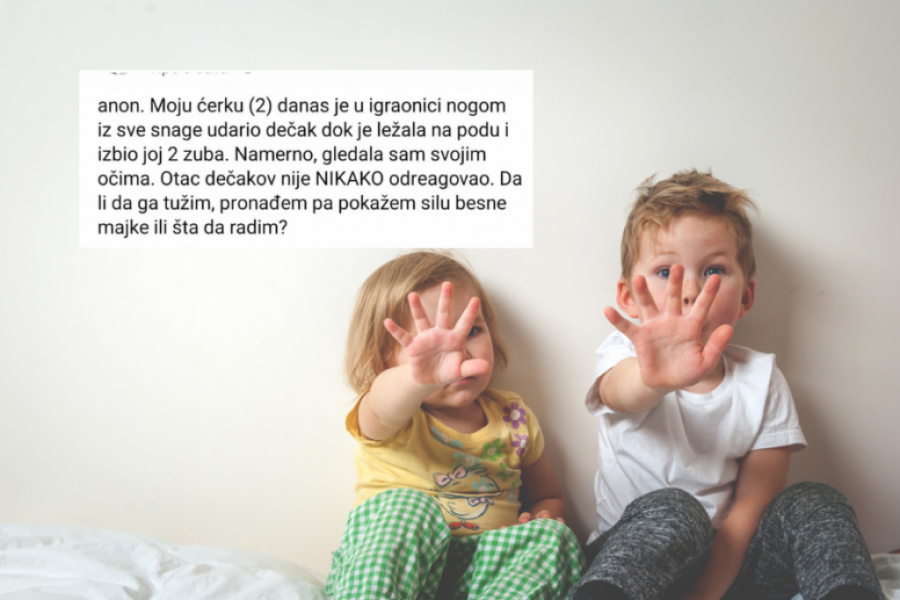 "Da li da ga TUŽIM il pokažem silu besne majke"? Mirjaninoj ćerki (2) je drug iz obdaništa izbio ZUBE, a njena objava je posvađala Srbe