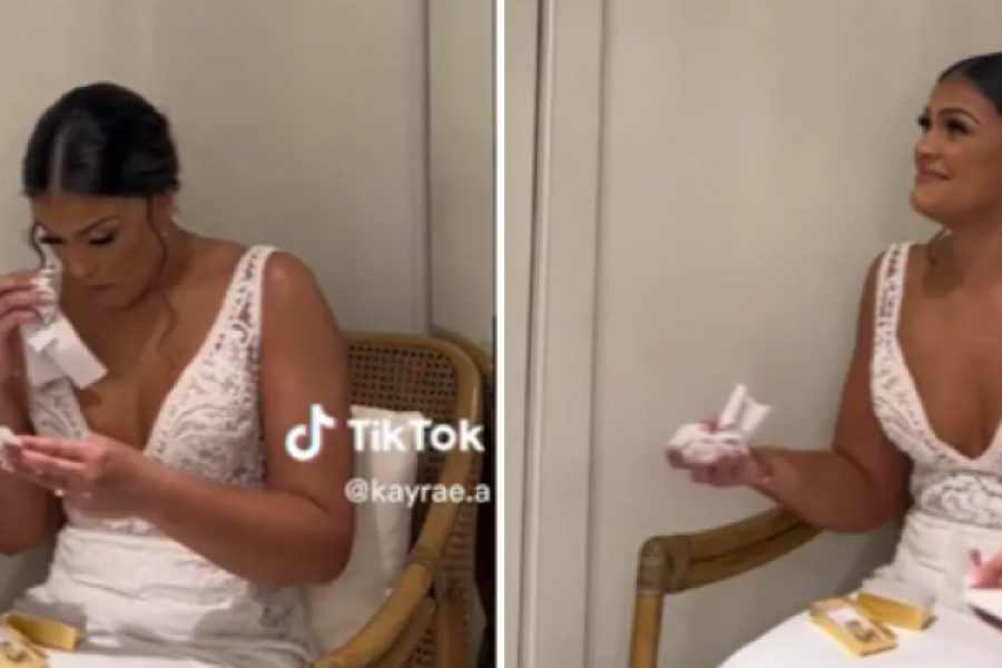 Na dan venčanja mlada je od mladoženje dobila poklon: Ali nije bio namenjen za nju!
