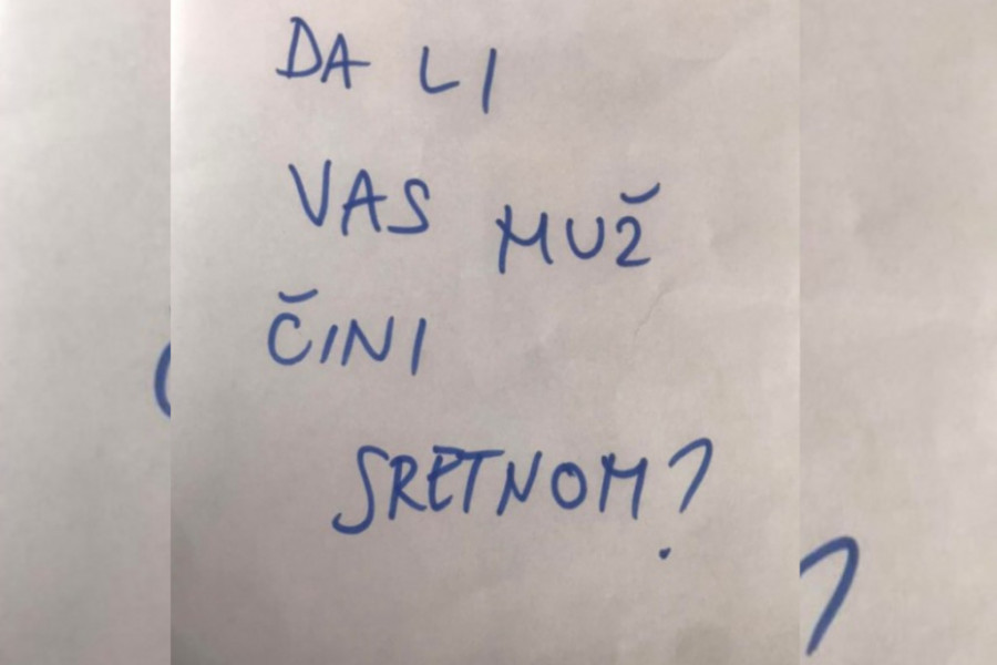 Gospođu su pitali da li je MUŽ čini srećnom: Pa se ispostavilo da je KRALJICA crnog humora