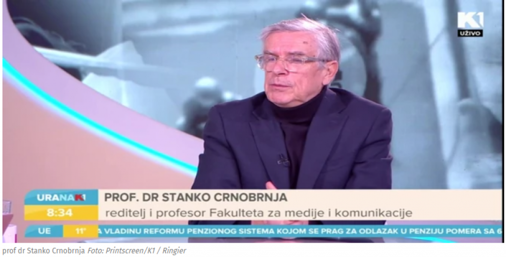 Profesor dr. Stanko Crnobrnja o zločinu na Vračaru: Nastupio je potpuno nov sistem vrednosti kome svi roditelji moraju da se prilagode!