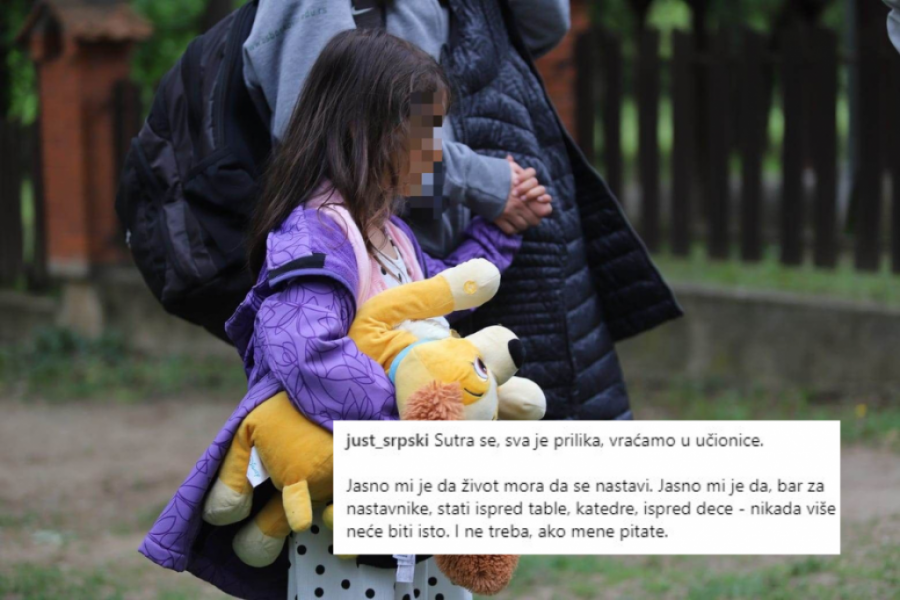 "More poruka mi stiže od RODITELJA, jedna se izdvojila PUNA ZLA" Podelila je na svom profilu NASTAVNICA i rekla da ne zna kako će ponovo stati pred đake