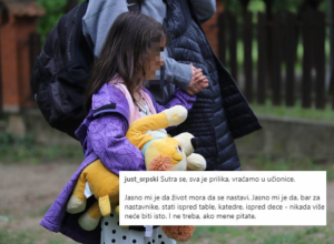 "More poruka mi stiže od RODITELJA, jedna se izdvojila PUNA ZLA" Podelila je na svom profilu NASTAVNICA i rekla da ne zna kako će ponovo stati pred đake