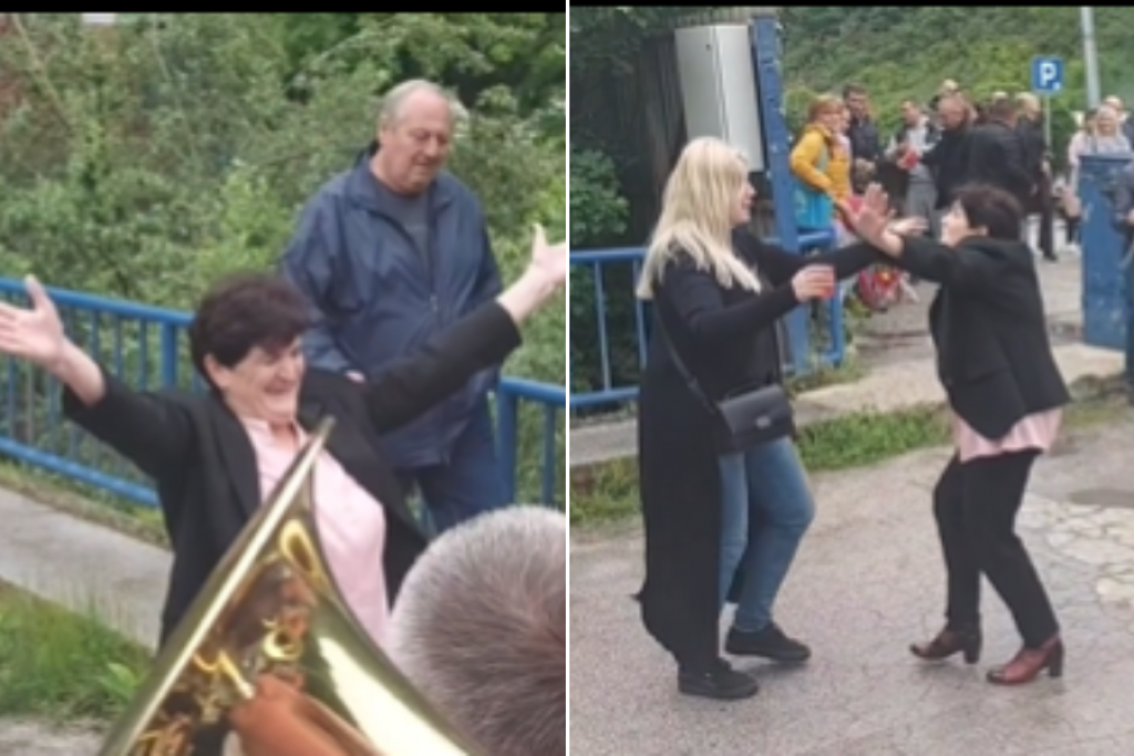 Trubači, smeh i suze: Ovako su kolege ispratile Draganu u penziju nakon 43 godine radnog staža (VIDEO)