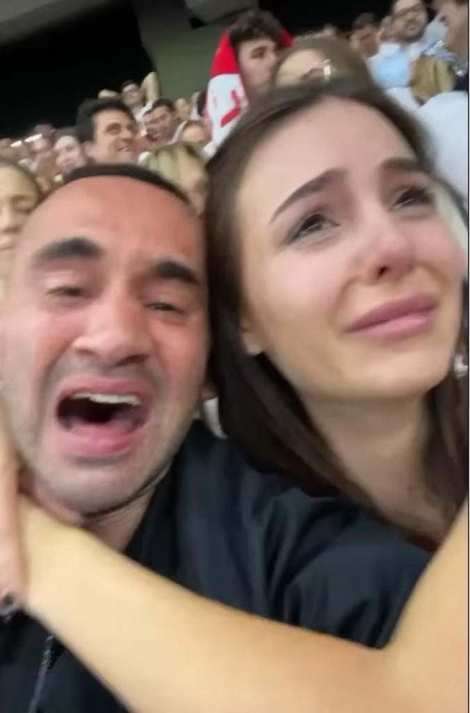 Sva u suzama i jeca: Anastasija prvi put u javnosti nakon gubitka bebe, video objavio Gudeljev vozač koji je plakao sa njom