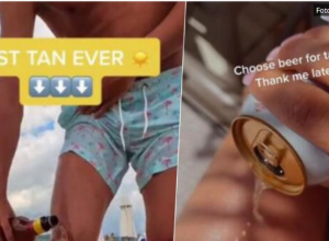 Polivanjem pivom do bronzanog tena je novi TikTok trend: Stručnjaci upozoravaju da su posledice veoma ozbiljne, a šteta ogromna