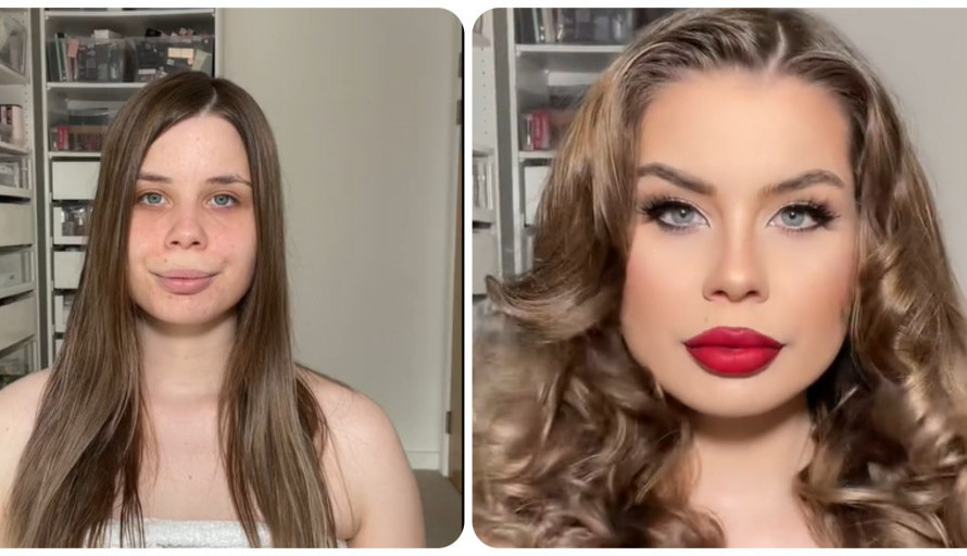 Njena transformacija je neverovatna: Tiktokerka posle šminkanja ne liči na sebe, ljudi ne veruju da je reč o istoj osobi