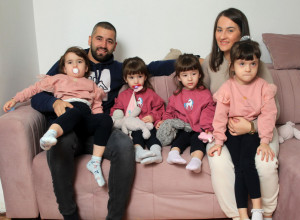 Naj mama Srbije: Miljana (25) je u razmaku od godinu dana rodila dva para bliznakinja, ovako izgleda život sa 4 devojčice