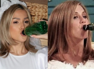 Balkanska Rejčel iz ,,Prijatelja": Influenserka sa naših prostora rekreirala scene iz hit serije, pronađite razliku