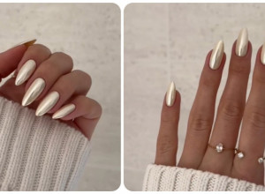 Od ovog manikira nećete moći da pobegnete: Vanila hrom nokti kao top trend ovog proleća